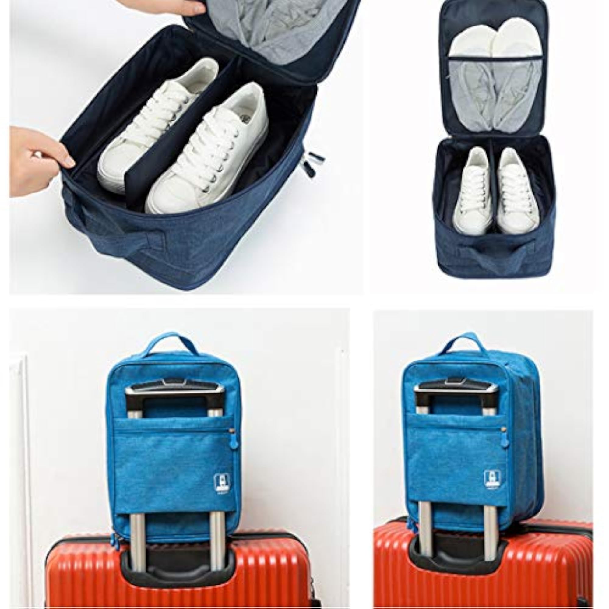 Travel Shoes Bag, Mesh Zipper Organizer